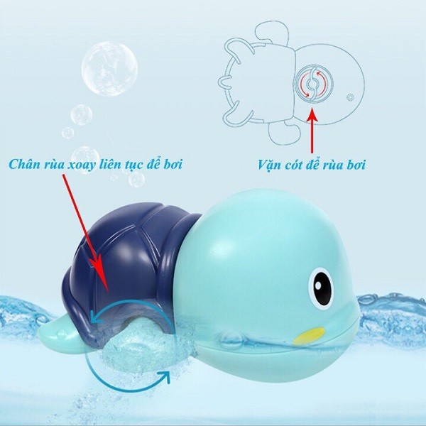 Đồ chơi trong bể tắm rùa con tinh nghịch OK-8098