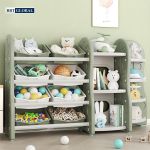 Giá kệ để đồ chơi và đồ dùng cho bé BBT Global xanh lá SH9603