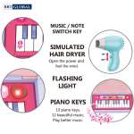 Bàn trang điểm lâu đài kèm đàn Piano cho bé 661-136