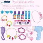 Bàn trang điểm lâu đài kèm đàn Piano cho bé 661-136
