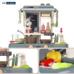Đồ chơi bếp nấu ăn 63cm 36 chi tiết màu hồng 889-190