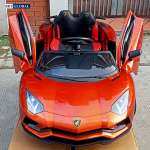 Xe Ô tô điện trẻ em dáng Lamborghini có micro karaoke BBT-6868