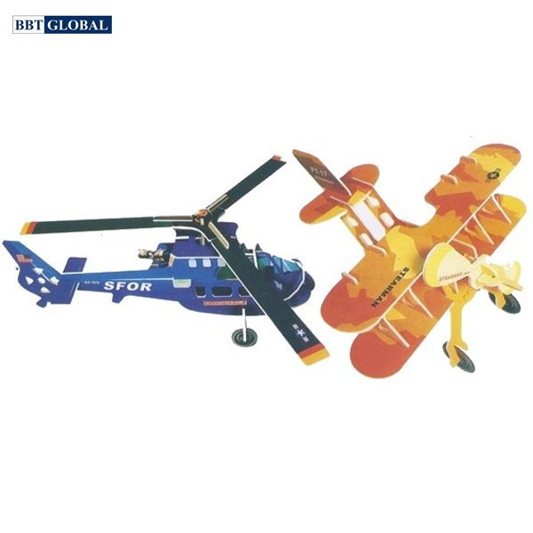 Đồ chơi xếp hình trực thăng 3D LX-146