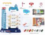 Đồ chơi mô hình đường ray kỳ thú- Garage ô tô tự động 5 tầng 3302A