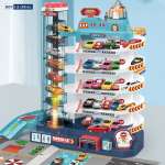Đồ chơi mô hình đường ray kỳ thú- Garage ô tô tự động 5 tầng 3302A