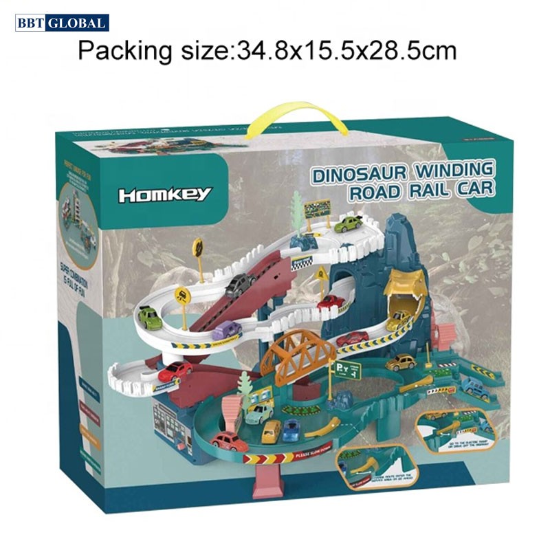 Đồ chơi mô hình đường đua kỳ thú đường hầm khủng long 5501A