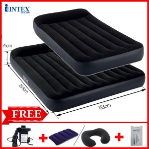 Combo 2 đệm hơi công nghệ mới INTEX tích hợp gối đầu