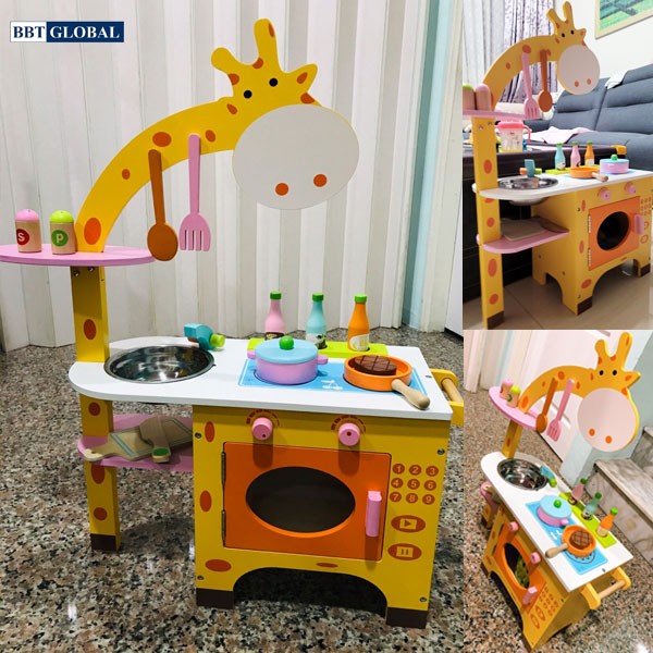Đồ chơi nấu ăn gỗ chú hươu cao cổ MSN15029