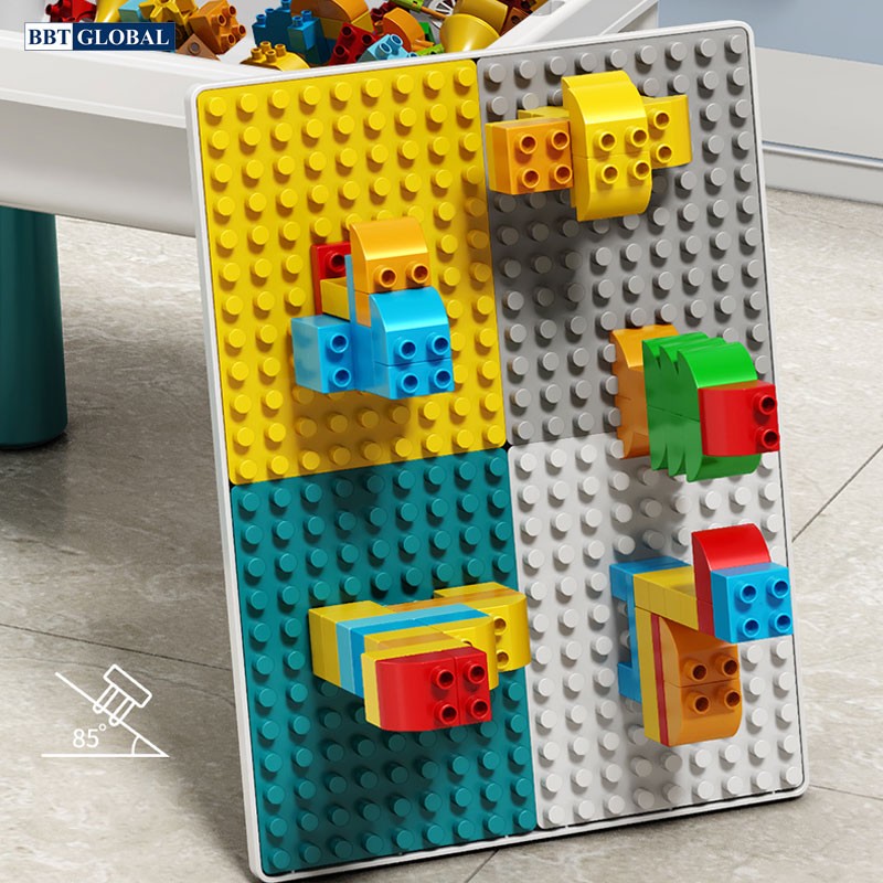 Bộ bàn ghế xếp hình LEGO đa năng kèm 105 chi tiết xếp hình cỡ lớn UG401-2