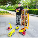 Bộ 6 xe công trình cỡ lớn cho bé XLQ-6C