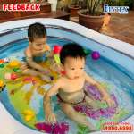 Bể bơi phao 3 tầng INTEX hình Oval 57482 (163*107cm)