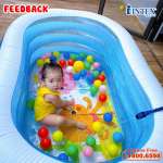 Bể bơi phao 3 tầng INTEX hình Oval 57482 (163*107cm)
