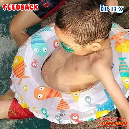 Phao bơi hoa trong suốt 51cm INTEX 59230