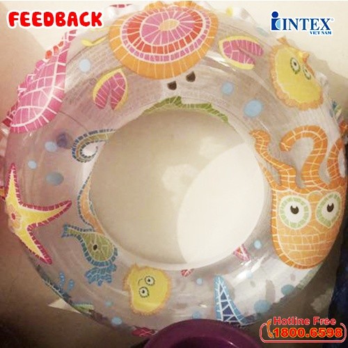 Phao bơi hoa trong suốt 51cm INTEX 59230