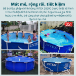 Bể bơi khung kim loại tròn 305*76cm INTEX 28200