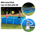 Hồ bơi khung kim loại chữ nhật 4,5m*2,2m INTEX 28273