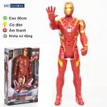Đồ chơi mô hình siêu nhân 30cm có đèn và nhạc - người sắt 21008-GT