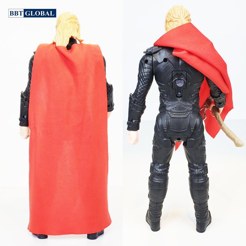 Đồ chơi mô hình siêu nhân 30cm có đèn và nhạc - Thần sấm Thor 21008-LS