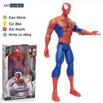 Đồ chơi mô hình siêu nhân 30cm có đèn và nhạc - Người nhện SPIDER MAN 21008-ZA