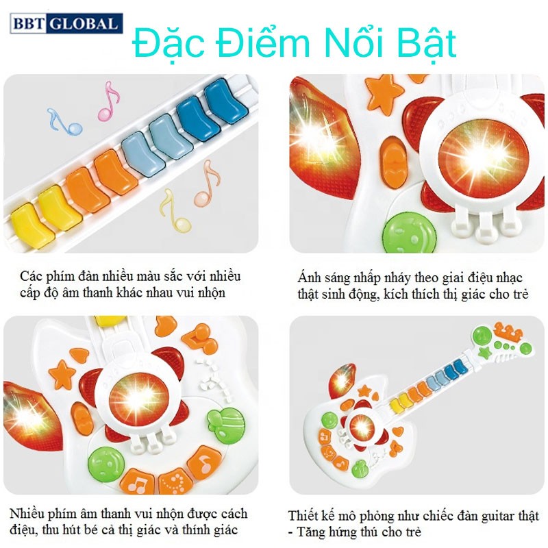 Đồ chơi đàn ghi ta điện tử cho bé BBT Global - 665G