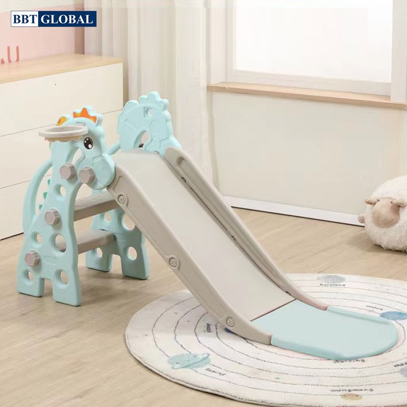 Cầu trượt cho bé chú ngựa xinh xắn dài 135cm BSL300B