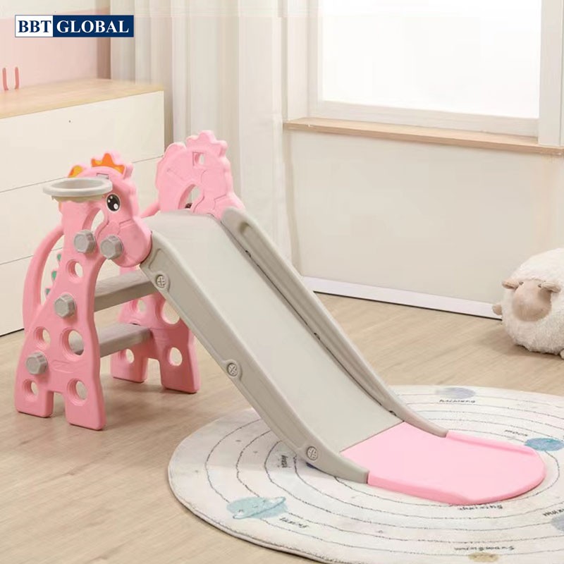 Cầu trượt cho bé chú ngựa xinh xắn dài 135cm BSL300B