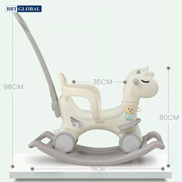 Ngựa bập bênh kết hợp chòi chân 8in1 RK-514B