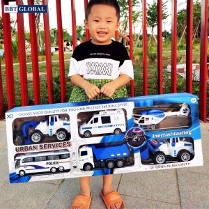 Bộ 6 xe cảnh sát cỡ lớn cho bé XLQ-6J