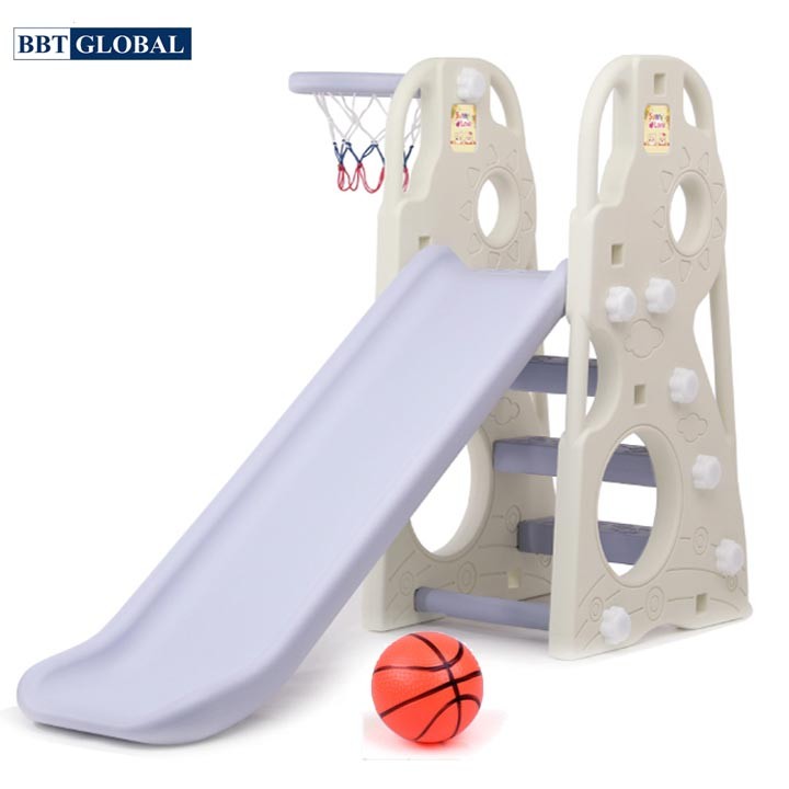 Cầu trượt Hàn Quốc có ném bóng rổ CHD100