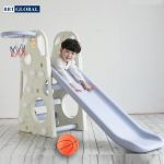 Cầu trượt Hàn Quốc có ném bóng rổ CHD100