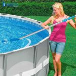 Cán nhôm nối bộ vệ sinh bể bơi dài 2m39 INTEX 29054
