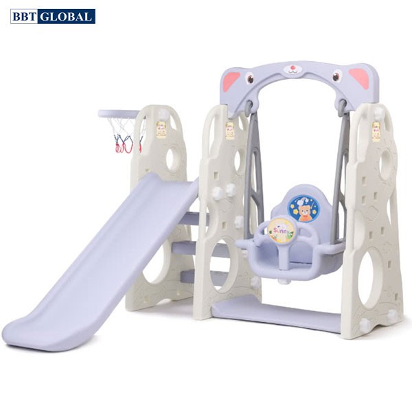 Cầu trượt xích đu Hàn Quốc 4 trong 1 CHD101