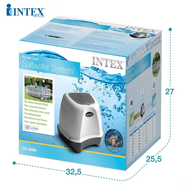 Máy điện phân tạo Clo từ muối INTEX 26664