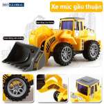 Bộ 6 xe công trình cỡ lớn cho bé XLQ-6C