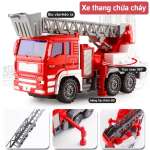 Trọn bộ 6 xe cứu hỏa cỡ lớn cho bé XLQ-6X