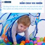Nhà bóng chui ống 3 khoang đại dương xanh 1384 (535)
