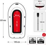 Thuyền bơm hơi INTEX 68351 - Thuyền Seahawk 4 người