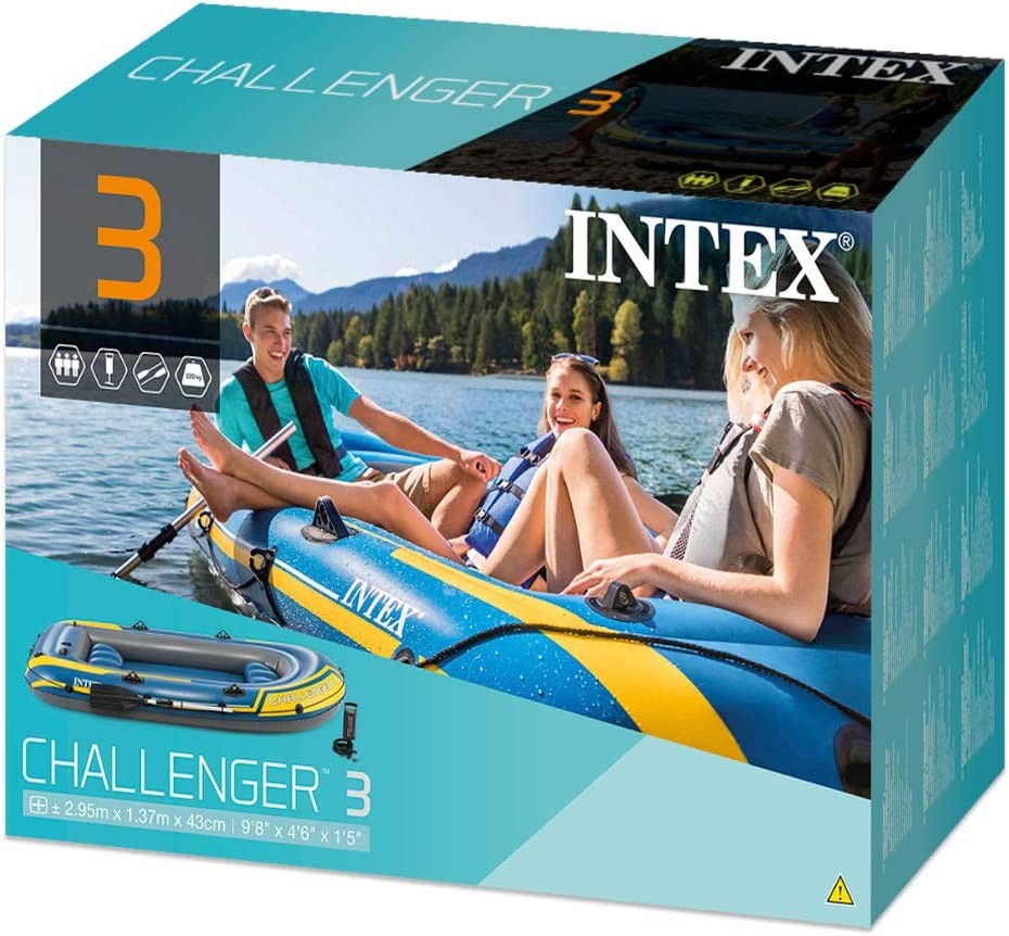 Thuyền bơm hơi challenger 3 người INTEX 68370