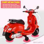 Xe máy điện trẻ em Vespa cỡ lớn nhất cho bé BBT-6116