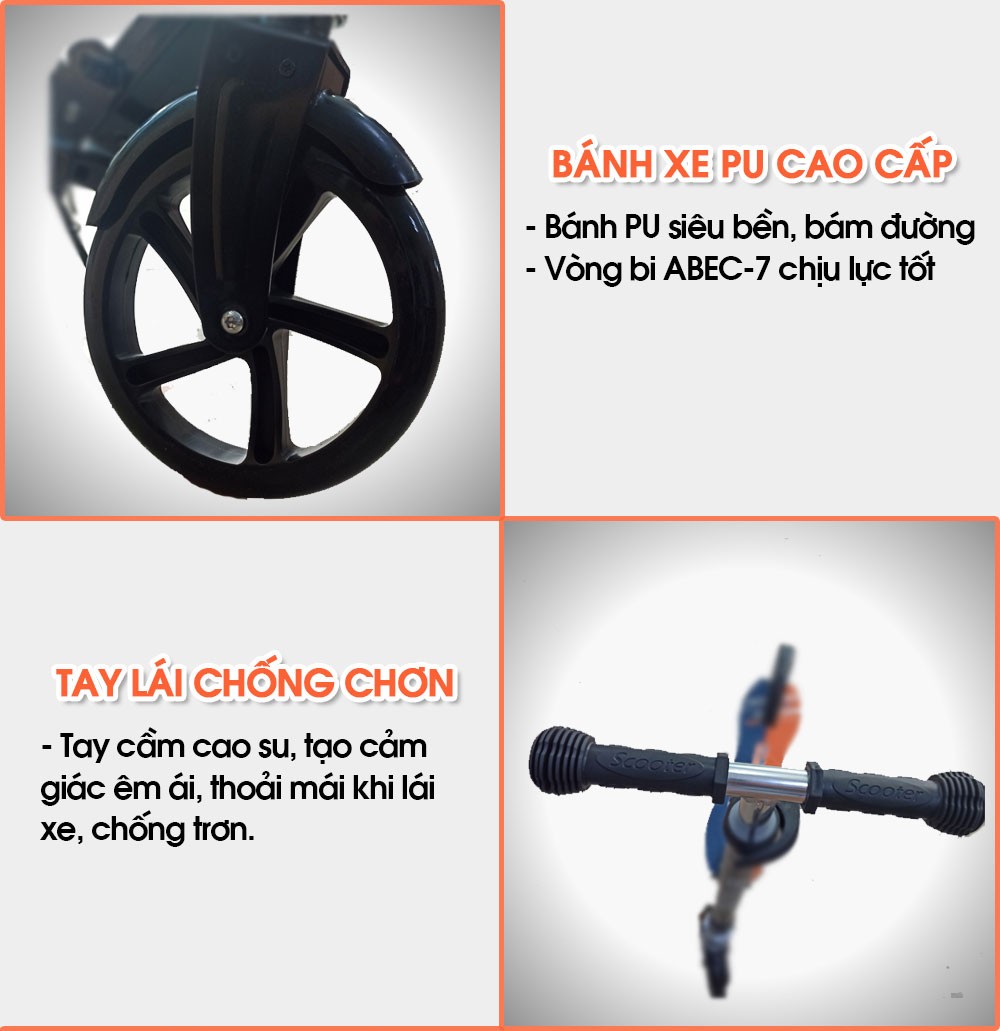 Xe trượt Scooter BBT Global cỡ lớn KM897A