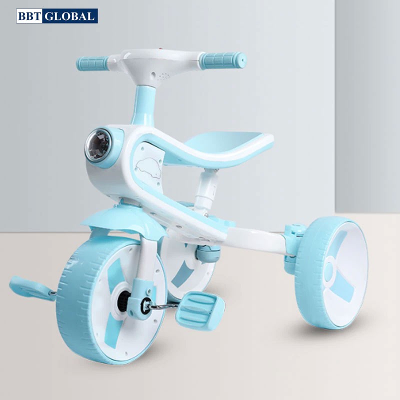 Xe chòi chân kết hợp xe đạp ba bánh cao cấp có đèn SL1302