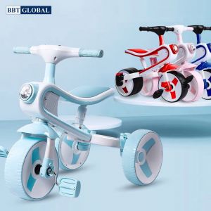 Xe chòi chân kết hợp xe đạp ba bánh cao cấp có đèn SL1302