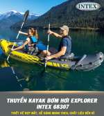 Thuyền kayak bơm hơi EXPLORER 2 người INTEX 68307