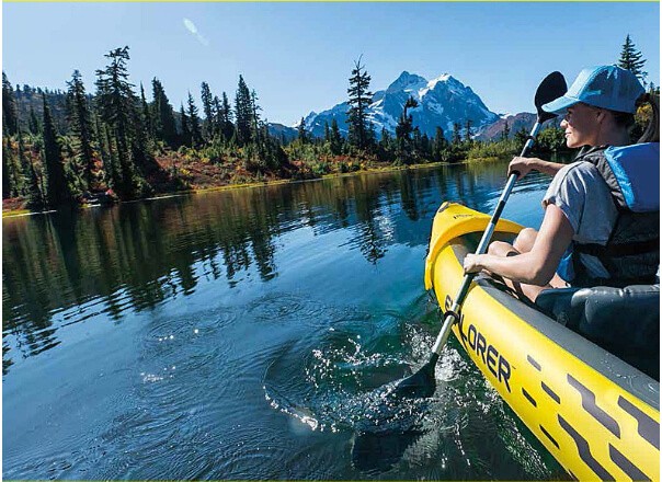 Thuyền kayak bơm hơi EXPLORER 2 người INTEX 68307