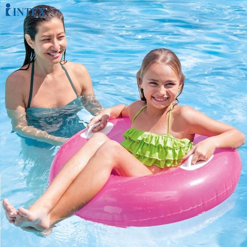 Phao bơi tròn 76cm có tay cầm INTEX 59258