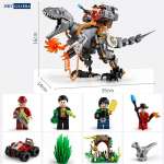 Đồ chơi xếp hình khủng long máy Mecha Gorgila 560 chi tiết 205036
