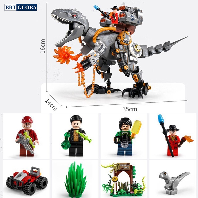 Đồ chơi xếp hình khủng long máy Mecha Gorgila 560 chi tiết 205036