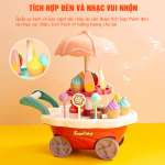 Xe kem cho bé 30 chi tiết có đèn và nhạc 668-90