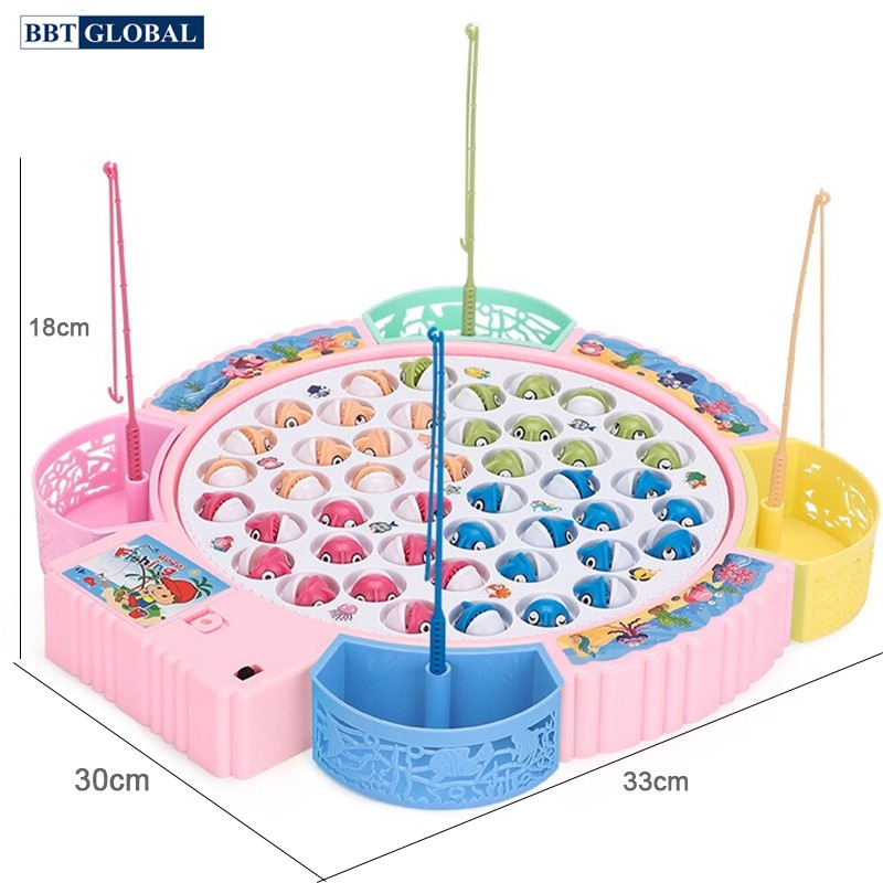 Đồ chơi câu cá điện trẻ em CỠ LỚN 45 chi tiết có nhạc 393