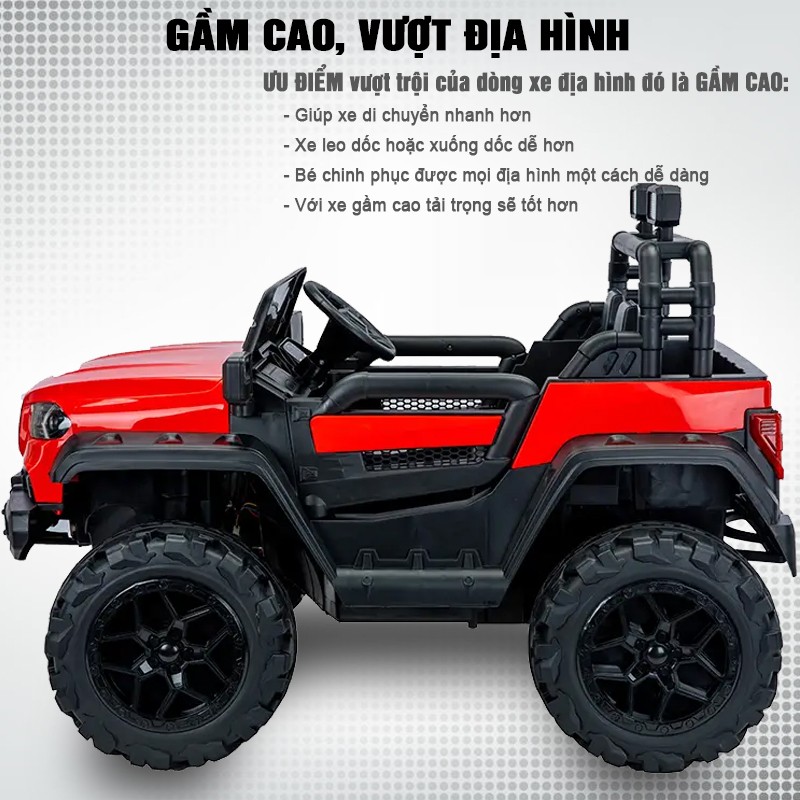 Xe ô tô điện trẻ em địa hình cỡ lớn siêu HOT BBT-3838